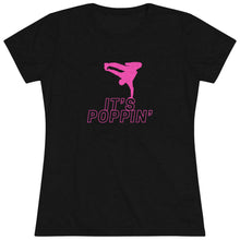 Load image into Gallery viewer, Women's Pink on Pink "Poppin'" Triblend Tee