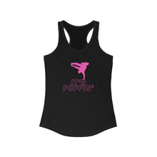 Load image into Gallery viewer, Women's Ideal Pink on Pink "Poppin'" Racerback Tank