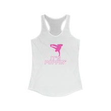 Load image into Gallery viewer, Women's Ideal Pink on Pink "Poppin'" Racerback Tank