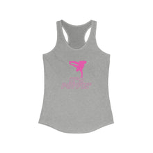 Load image into Gallery viewer, Women's Ideal Pink on Pink "Poppin'" Racerback Tank