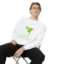 Load image into Gallery viewer, Unisex Green on Green Poppin' Garment-Dyed Sweatshirt