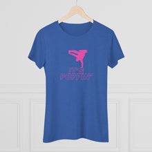 Load image into Gallery viewer, Women's Pink on Pink "Poppin'" Triblend Tee