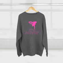 Load image into Gallery viewer, Unisex Crewneck Pink on Pink "Poppin'" Sweatshirt