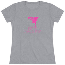 Load image into Gallery viewer, Women's Pink on Pink "Poppin'" Triblend Tee