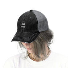 Load image into Gallery viewer, Unisex "Free Mind" Trucker Hat