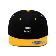 Load image into Gallery viewer, Unisex"Free Mind" Flat Bill Hat