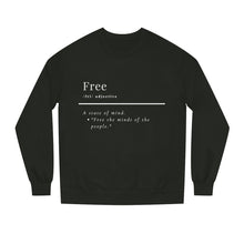 Load image into Gallery viewer, Unisex "Define Free" Crew Neck Sweatshirt