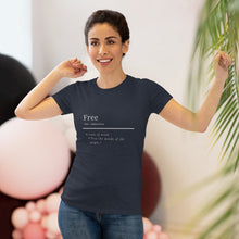 Load image into Gallery viewer, Women's "Define Free" Fitted Triblend Tee
