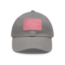 Load image into Gallery viewer, "Define Free" Dad Hat with Leather Patch