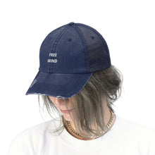 Load image into Gallery viewer, Unisex "Free Mind" Trucker Hat