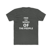 Load image into Gallery viewer, Men's "Free The Minds" Cotton Crew Tee