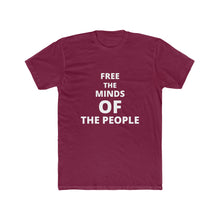Load image into Gallery viewer, Men's "Free The Minds" Cotton Crew Tee