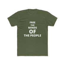 Load image into Gallery viewer, Men's "Free The Minds" Cotton Crew Tee