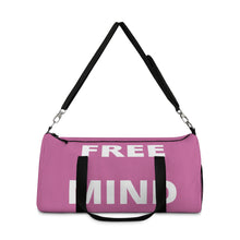 Load image into Gallery viewer, "Free Mind" Pink Duffel Bag