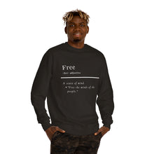 Load image into Gallery viewer, Unisex "Define Free" Crew Neck Sweatshirt