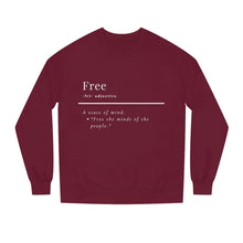 Load image into Gallery viewer, Unisex "Define Free" Crew Neck Sweatshirt