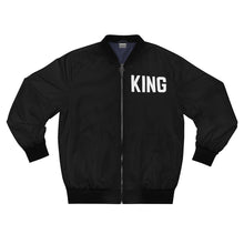 Load image into Gallery viewer, Men's Inverted "KING" AOP Bomber Jacket
