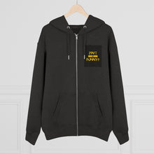 Load image into Gallery viewer, Men's "Isn't It Funny?" Cultivator Zip Hoodie