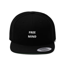 Load image into Gallery viewer, Unisex"Free Mind" Flat Bill Hat