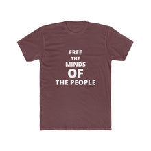 Load image into Gallery viewer, Men's "Free The Minds" Cotton Crew Tee