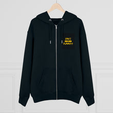Load image into Gallery viewer, Men's "Isn't It Funny?" Cultivator Zip Hoodie