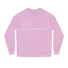 Load image into Gallery viewer, Unisex "Define Free" Crew Neck Sweatshirt