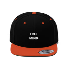 Load image into Gallery viewer, Unisex"Free Mind" Flat Bill Hat