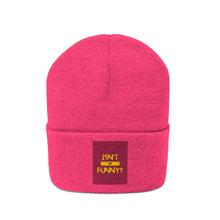 Load image into Gallery viewer, Knit "Isn't It Funny?" Beanie