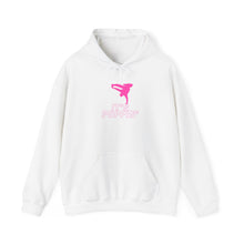 Load image into Gallery viewer, Unisex Heavy Pink on Pink &quot;Poppin&#39;&quot; Blend™ Hooded Sweatshirt

