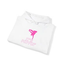 Load image into Gallery viewer, Unisex Heavy Pink on Pink &quot;Poppin&#39;&quot; Blend™ Hooded Sweatshirt
