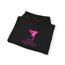 Load image into Gallery viewer, Unisex Heavy Pink on Pink &quot;Poppin&#39;&quot; Blend™ Hooded Sweatshirt
