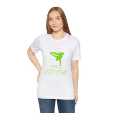 Load image into Gallery viewer, Unisex Poppin&#39; Green on Green Jersey Short Sleeve Tee
