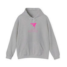 Load image into Gallery viewer, Unisex Heavy Pink on Pink &quot;Poppin&#39;&quot; Blend™ Hooded Sweatshirt
