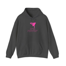 Load image into Gallery viewer, Unisex Heavy Pink on Pink &quot;Poppin&#39;&quot; Blend™ Hooded Sweatshirt
