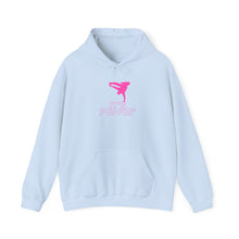 Load image into Gallery viewer, Unisex Heavy Pink on Pink &quot;Poppin&#39;&quot; Blend™ Hooded Sweatshirt
