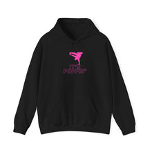 Load image into Gallery viewer, Unisex Heavy Pink on Pink &quot;Poppin&#39;&quot; Blend™ Hooded Sweatshirt
