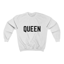 Load image into Gallery viewer, Women&#39;s Heavy Blend™ Crewneck &quot;QUEEN&quot; Sweatshirt
