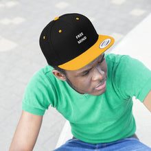 Load image into Gallery viewer, Unisex&quot;Free Mind&quot; Flat Bill Hat
