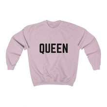 Load image into Gallery viewer, Women&#39;s Heavy Blend™ Crewneck &quot;QUEEN&quot; Sweatshirt
