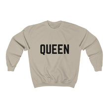 Load image into Gallery viewer, Women&#39;s Heavy Blend™ Crewneck &quot;QUEEN&quot; Sweatshirt
