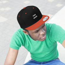 Load image into Gallery viewer, Unisex&quot;Free Mind&quot; Flat Bill Hat
