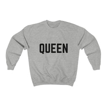 Load image into Gallery viewer, Women&#39;s Heavy Blend™ Crewneck &quot;QUEEN&quot; Sweatshirt
