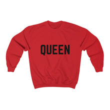 Load image into Gallery viewer, Women&#39;s Heavy Blend™ Crewneck &quot;QUEEN&quot; Sweatshirt

