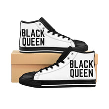 Load image into Gallery viewer, Women&#39;s High-top &quot;Black QUEEN&quot; Sneakers
