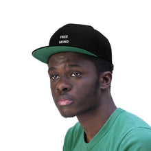 Load image into Gallery viewer, Unisex&quot;Free Mind&quot; Flat Bill Hat
