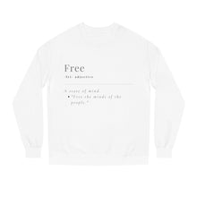 Load image into Gallery viewer, Unisex &quot;Define Free&quot; Crew Neck Sweatshirt
