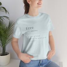 Load image into Gallery viewer, Unisex &quot;Define Free&quot; Jersey Short Sleeve Tee
