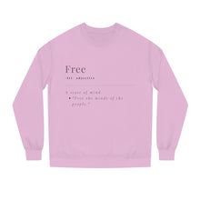 Load image into Gallery viewer, Unisex &quot;Define Free&quot; Crew Neck Sweatshirt
