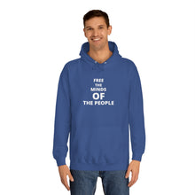 Load image into Gallery viewer, Unisex &quot;Free The Minds&quot; College Hoodie

