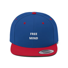 Load image into Gallery viewer, Unisex&quot;Free Mind&quot; Flat Bill Hat
